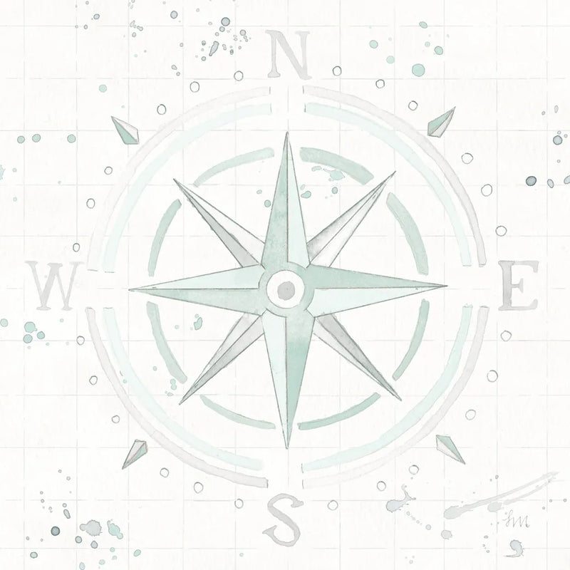 Wonderful World II Mint by Laura Marshall. SKU 37293a. Archival Giclee Fine art print for wall decor.