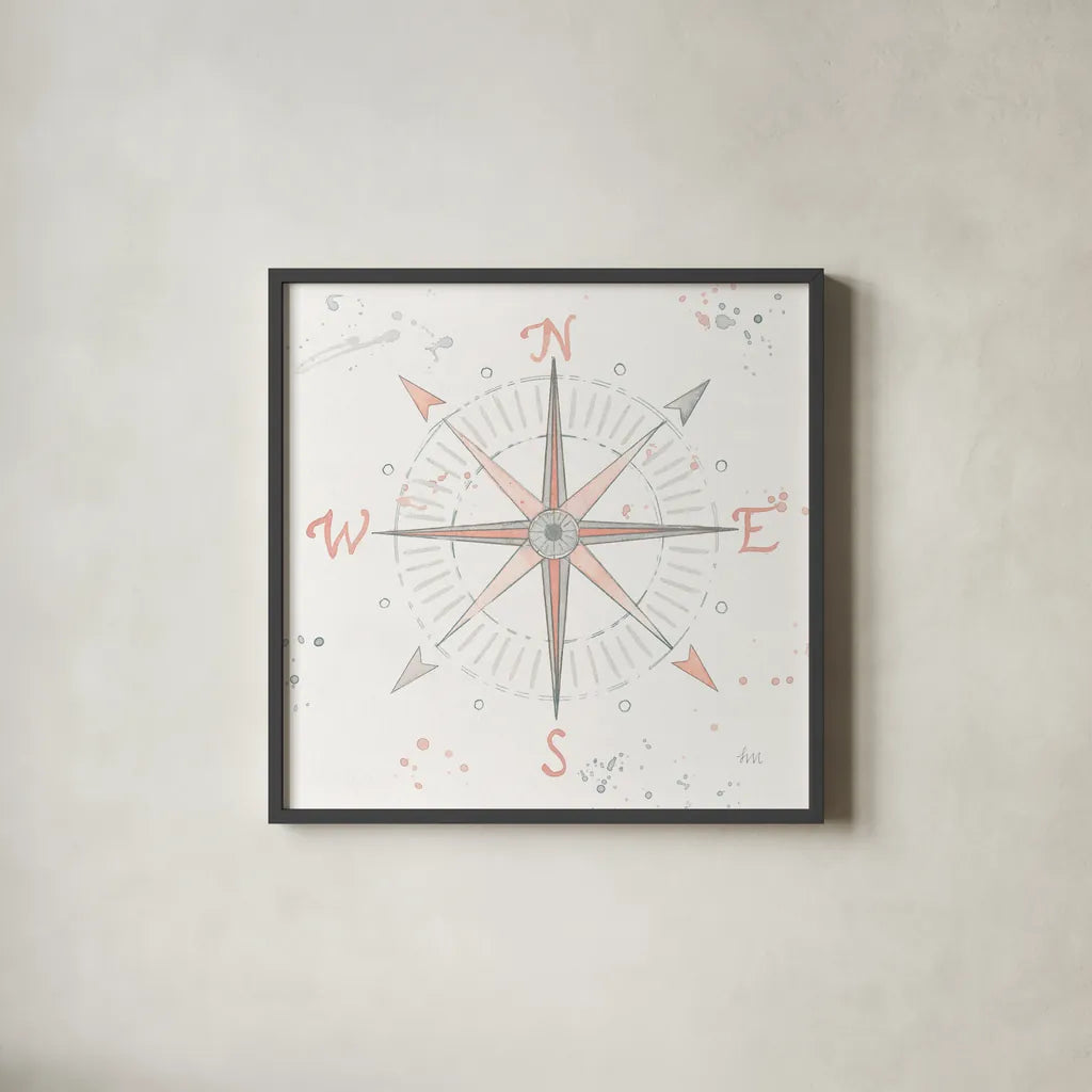 Wonderful World III by Laura Marshall. Shown in a sleek black glass frame for a contemporary gallery look. Available as an archival giclee rolled canvas, fine art paper, or poster print. SKU 37732a.