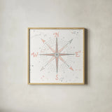 Wonderful World III by Laura Marshall. Shown in a natural wood glass frame for a timeless modern aesthetic. Available as an archival giclee rolled canvas, fine art paper, or poster print. SKU 37732a.