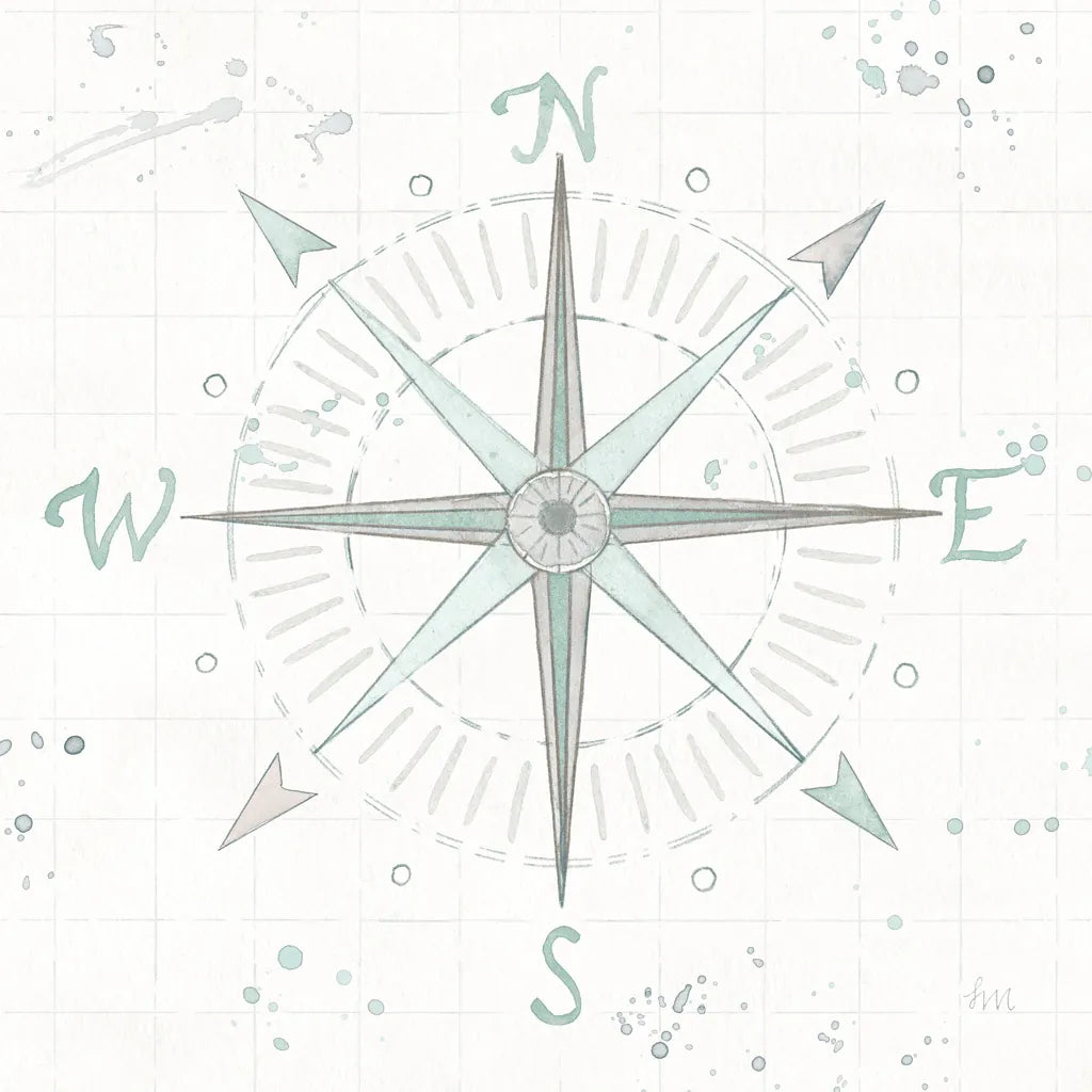 Wonderful World III Mint by Laura Marshall. SKU 37294a. Archival Giclee Fine art print for wall decor.