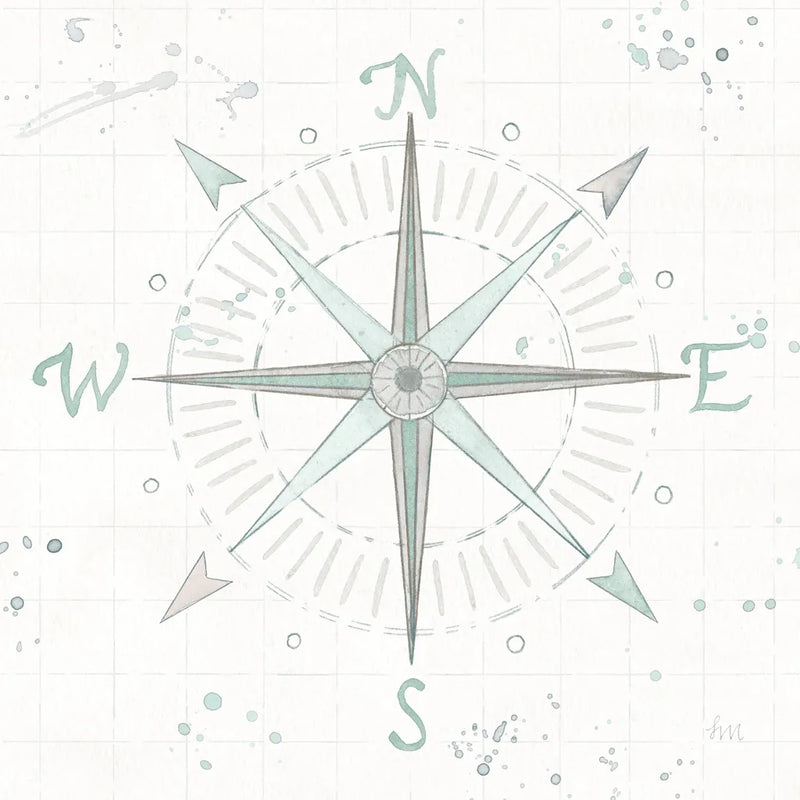 Wonderful World III Mint by Laura Marshall. SKU 37294a. Archival Giclee Fine art print for wall decor.