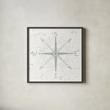 Wonderful World III Mint by Laura Marshall. Shown in a sleek black glass frame for a contemporary gallery look. Available as an archival giclee rolled canvas, fine art paper, or poster print. SKU 37294a.
