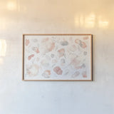 Wonderful World IV by Laura Marshall. shown as a paper print in a natural frame. Available as a archival giclee rolled canvas, fine art paper, or poster print. SKU 37733i.