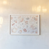 Wonderful World IV by Laura Marshall. shown as a paper print in a white frame. Available as a archival giclee rolled canvas, fine art paper, or poster print. SKU 37733i.