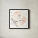 Wonderful World V by Laura Marshall. Shown in a sleek black glass frame for a contemporary gallery look. Available as an archival giclee rolled canvas, fine art paper, or poster print. SKU 37734a.