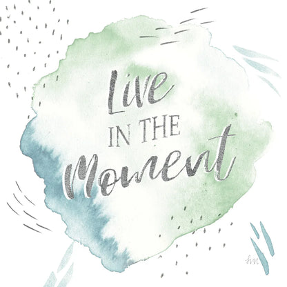 Wonderful World V Blue Green by Laura Marshall. SKU 42886a. Archival Giclee Fine art print for wall decor.