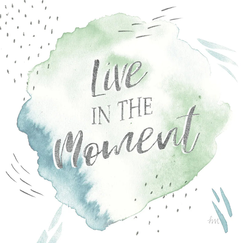 Wonderful World V Blue Green by Laura Marshall. SKU 42886a. Archival Giclee Fine art print for wall decor.