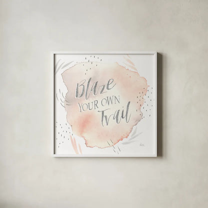 Wonderful World VII by Laura Marshall. Shown in a crisp white glass frame for a clean and minimalist style. Available as an archival giclee rolled canvas, fine art paper, or poster print. SKU 37736a.