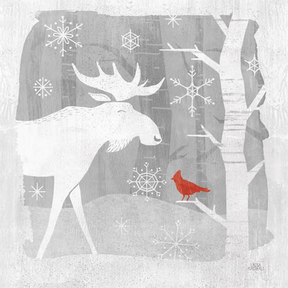 Woodland Creature III by Laura Marshall. SKU 57219a. Archival Giclee Fine art print for wall decor.