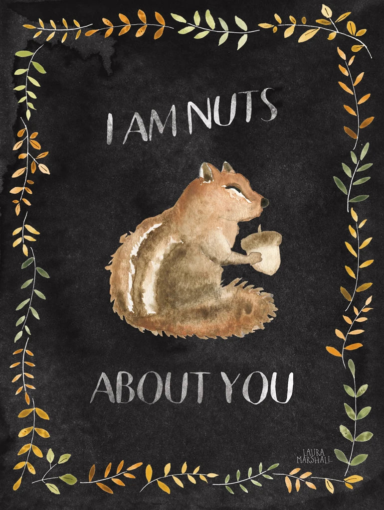 Woodland Whimsy IX Black by Laura Marshall