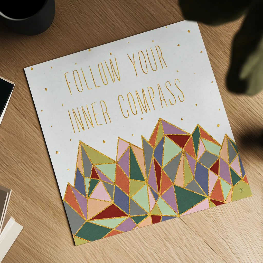 Written in the Stars III on White by Laura Marshall. Shown as a detailed flat fine art print, highlighting archival giclee quality. Available as an archival giclee rolled canvas, fine art paper, or poster print. SKU 22862a.