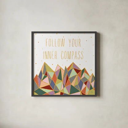 Written in the Stars III on White by Laura Marshall. Shown in a sleek black glass frame for a contemporary gallery look. Available as an archival giclee rolled canvas, fine art paper, or poster print. SKU 22862a.