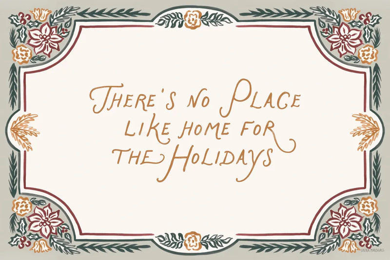 Yuletide Greetings I by Laura Marshall. SKU 103429i. Archival Giclee Fine art print for wall decor.