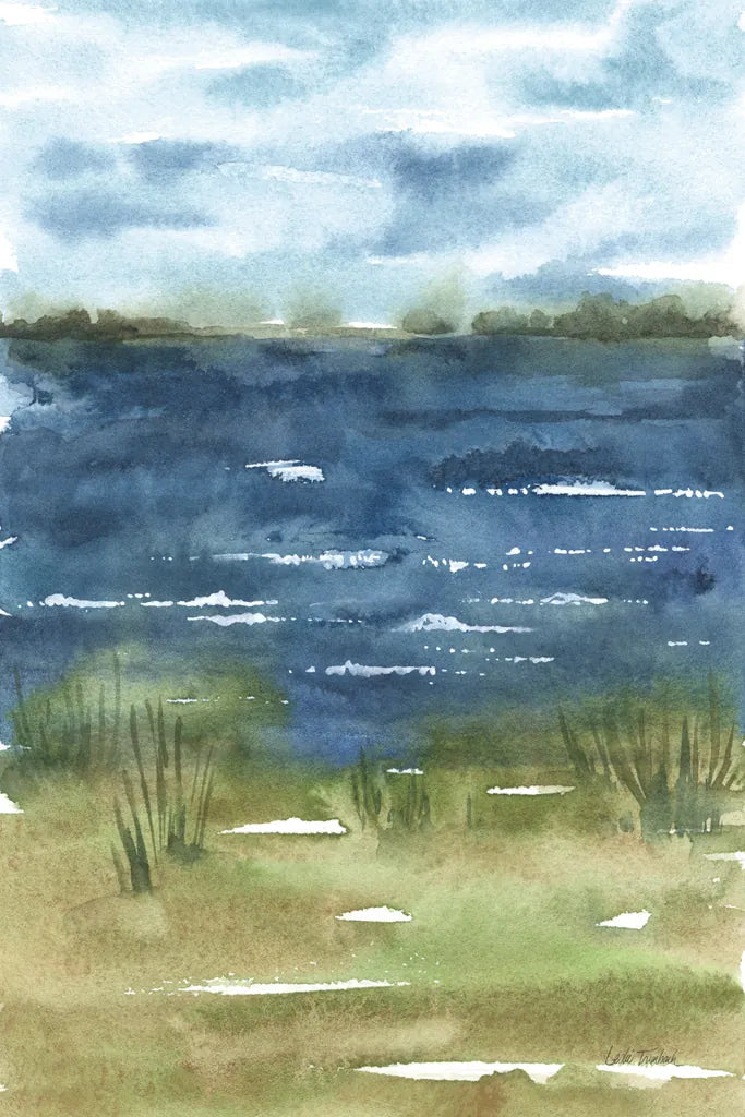 Across the Cape by Leslie Trimbach. SKU 86623h. Archival Giclee Fine art print for wall decor.