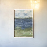Across the Cape by Leslie Trimbach. shown as a paper print in a white frame. Available as a archival giclee rolled canvas, fine art paper, or poster print. SKU 86623h.