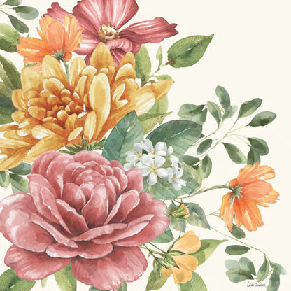 Amber Blossoms I by Leslie Trimbach. SKU 99300a. Archival Giclee Fine art print for wall decor.