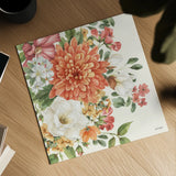 Amber Blossoms III by Leslie Trimbach. Shown as a detailed flat fine art print, highlighting archival giclee quality. Available as an archival giclee rolled canvas, fine art paper, or poster print. SKU 99302a.