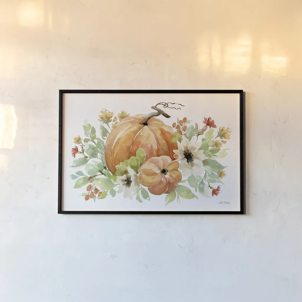 Autumn Breeze I by Leslie Trimbach. shown as a paper print in a black flame. Available as a archival giclee rolled canvas, fine art paper, or poster print. SKU 84499i.