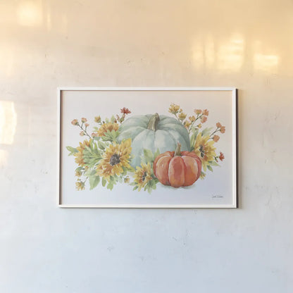 Autumn Breeze II by Leslie Trimbach. shown as a paper print in a white frame. Available as a archival giclee rolled canvas, fine art paper, or poster print. SKU 84500i.