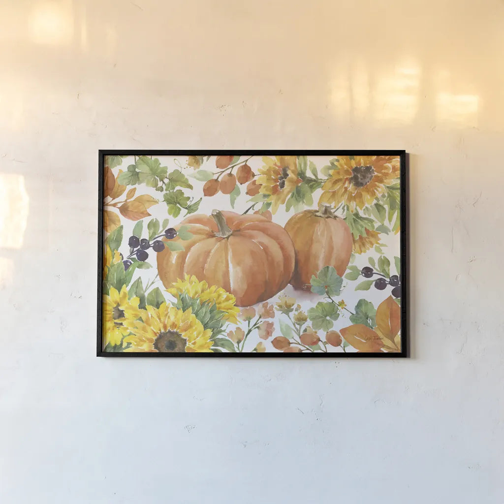 Autumn Breeze III by Leslie Trimbach. shown as a paper print in a black flame. Available as a archival giclee rolled canvas, fine art paper, or poster print. SKU 84501i.