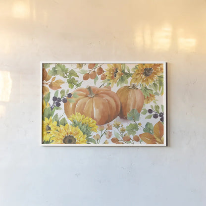Autumn Breeze III by Leslie Trimbach. shown as a paper print in a white frame. Available as a archival giclee rolled canvas, fine art paper, or poster print. SKU 84501i.