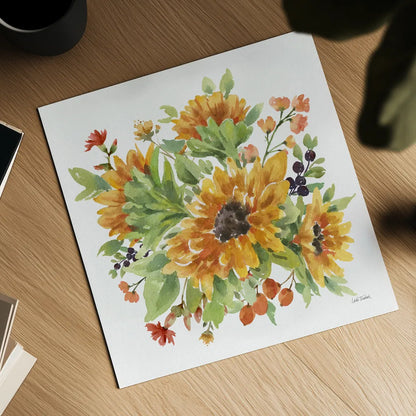 Autumn Breeze V by Leslie Trimbach. Shown as a detailed flat fine art print, highlighting archival giclee quality. Available as an archival giclee rolled canvas, fine art paper, or poster print. SKU 84503a.