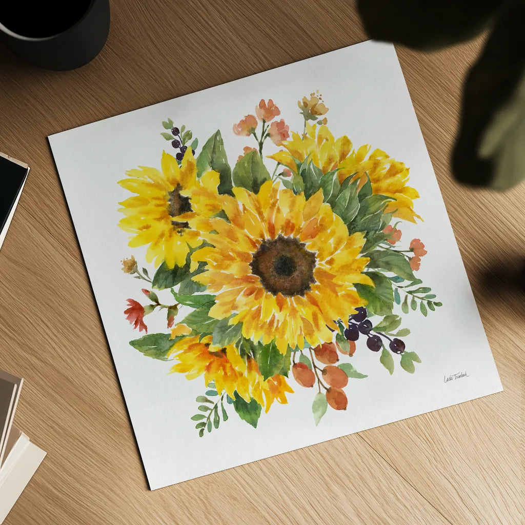 Autumn Breeze VI by Leslie Trimbach. Shown as a detailed flat fine art print, highlighting archival giclee quality. Available as an archival giclee rolled canvas, fine art paper, or poster print. SKU 84504a.