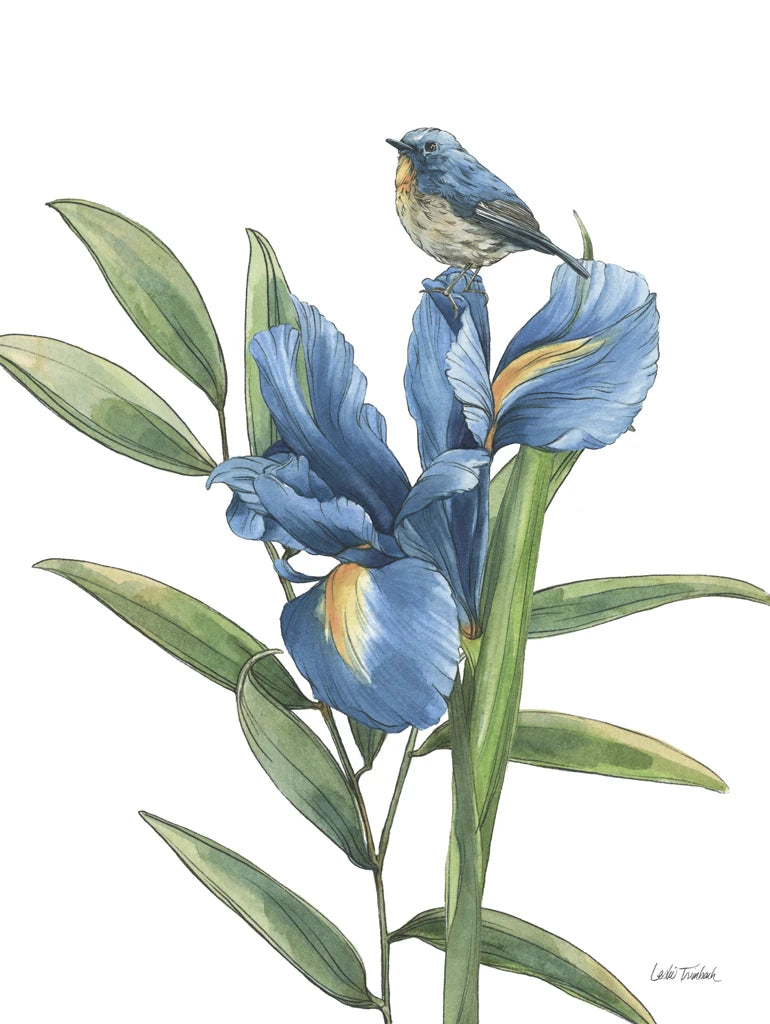 Blue Botanica VIII by Leslie Trimbach