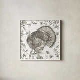 Bountiful Harvest I Sketch by Leslie Trimbach. Shown in a crisp white glass frame for a clean and minimalist style. Available as an archival giclee rolled canvas, fine art paper, or poster print. SKU 91341a.