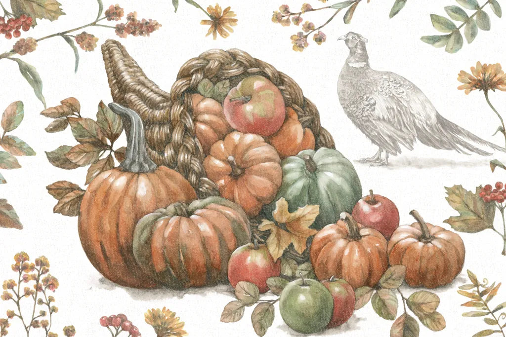 Bountiful Harvest V by Leslie Trimbach. SKU 91340i. Archival Giclee Fine art print for wall decor.