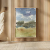 Cape Cod Abstract by Leslie Trimbach. shown as over sized large wall art. Available as an archival giclee rolled canvas, fine art paper, or poster print. SKU 86624h.