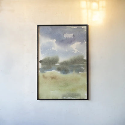 Cape Cod Abstract by Leslie Trimbach. shown as a paper print in a black flame. Available as a archival giclee rolled canvas, fine art paper, or poster print. SKU 86624h.