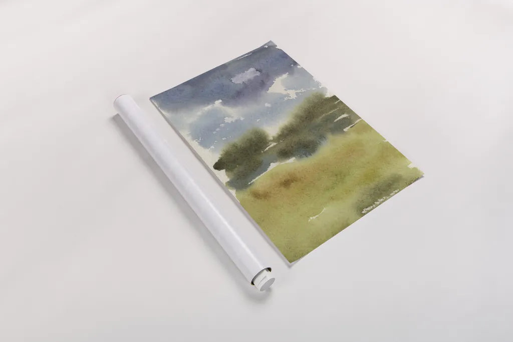 Cape Cod Abstract Honeybloom by Leslie Trimbach. shown as a rolled paper print. Available as archival giclee rolled canvas, fine art paper, or poster print. SKU 90646h.