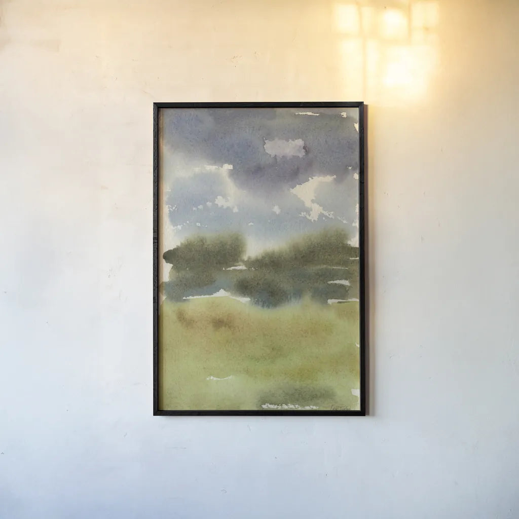 Cape Cod Abstract Honeybloom by Leslie Trimbach. shown as a paper print in a black flame. Available as a archival giclee rolled canvas, fine art paper, or poster print. SKU 90646h.