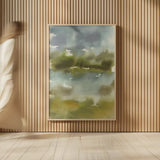 Cape Cod Abstract Honeybloom II by Leslie Trimbach. shown as over sized large wall art. Available as an archival giclee rolled canvas, fine art paper, or poster print. SKU 92697h.