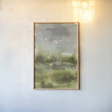 Cape Cod Abstract Honeybloom III by Leslie Trimbach. shown as a paper print in a natural frame. Available as a archival giclee rolled canvas, fine art paper, or poster print. SKU 92698h.