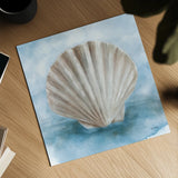 Coastal Calm II by Leslie Trimbach. Shown as a detailed flat fine art print, highlighting archival giclee quality. Available as an archival giclee rolled canvas, fine art paper, or poster print. SKU 102013a.