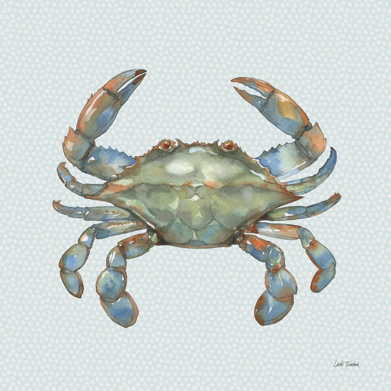 Colorful Crab by Leslie Trimbach