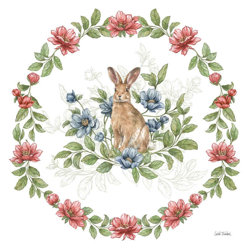 Cottage Bunny VII by Leslie Trimbach