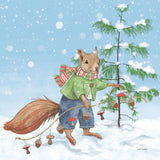 Festive Friends III by Leslie Trimbach. SKU 86981a. Archival Giclee Fine art print for wall decor.