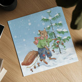 Festive Friends III by Leslie Trimbach. Shown as a detailed flat fine art print, highlighting archival giclee quality. Available as an archival giclee rolled canvas, fine art paper, or poster print. SKU 86981a.