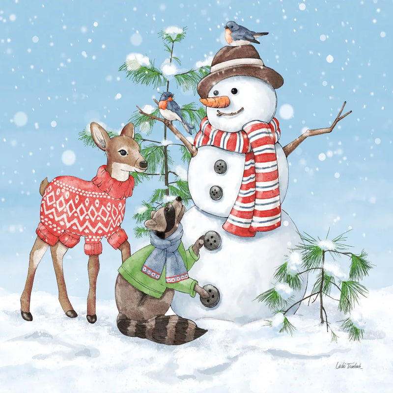 Festive Friends V by Leslie Trimbach. SKU 86983a. Archival Giclee Fine art print for wall decor.