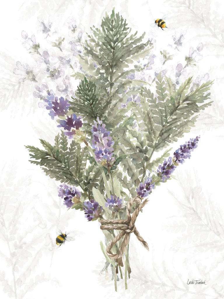 Fresh Lavender III by Leslie Trimbach