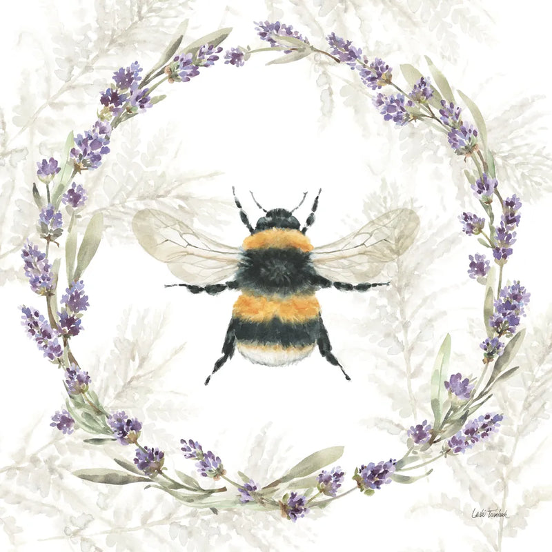 Fresh Lavender IV by Leslie Trimbach. SKU 94990a. Archival Giclee Fine art print for wall decor.