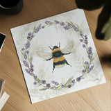 Fresh Lavender IV by Leslie Trimbach. Shown as a detailed flat fine art print, highlighting archival giclee quality. Available as an archival giclee rolled canvas, fine art paper, or poster print. SKU 94990a.