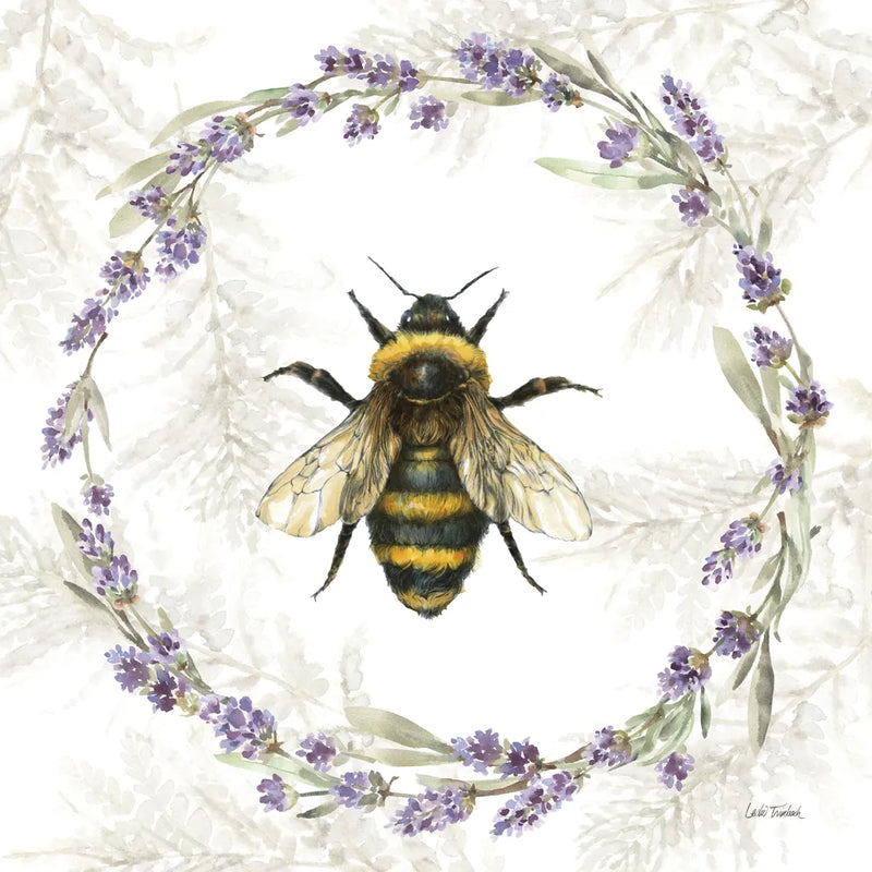 Fresh Lavender V by Leslie Trimbach. SKU 94991a. Archival Giclee Fine art print for wall decor.