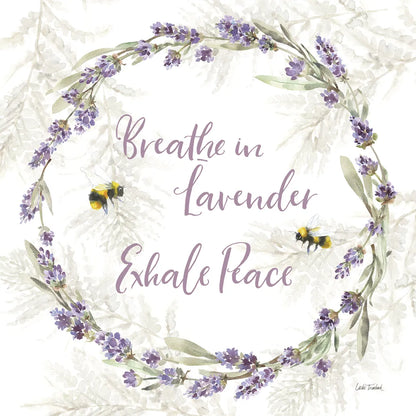 Fresh Lavender VI by Leslie Trimbach. SKU 94992a. Archival Giclee Fine art print for wall decor.