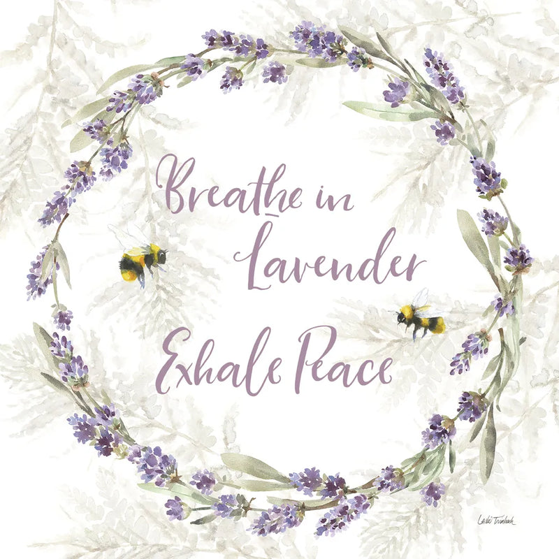 Fresh Lavender VI by Leslie Trimbach. SKU 94992a. Archival Giclee Fine art print for wall decor.