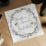 Fresh Lavender VI by Leslie Trimbach. Shown as a detailed flat fine art print, highlighting archival giclee quality. Available as an archival giclee rolled canvas, fine art paper, or poster print. SKU 94992a.