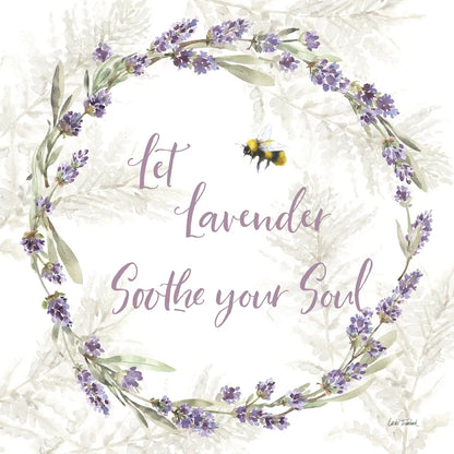 Fresh Lavender VII by Leslie Trimbach. SKU 94993a. Archival Giclee Fine art print for wall decor.